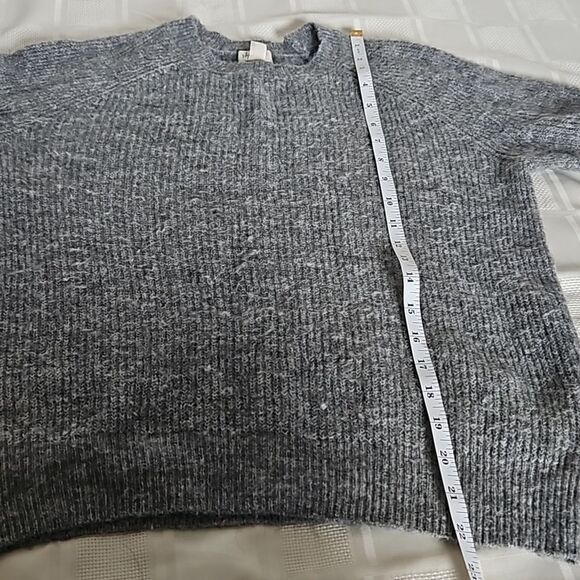 Style & Co. Knitted Long Sleeves Sweater Small Gray - Picture 9 of 16